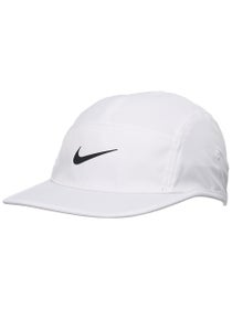 Nike Men's Dri-Fit Fly Swoosh Hat - White 