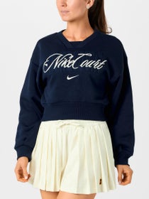 Nike Women's Court Crop Fleece Crewneck