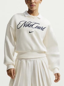 Nike Women's Court Crop Fleece Crewneck