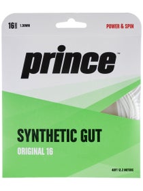 Prince Original Synthetic Gut White 16/1.30 String Set