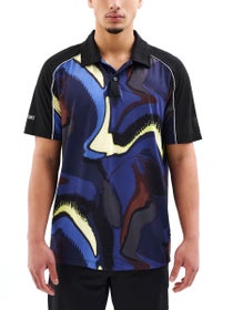 P.E Nation Men's Venture SS Polo Shirt in ASICS Print