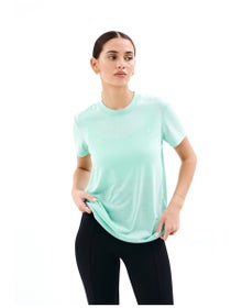 P.E Nation Women's Primary Slim Fit Tee in Aqua