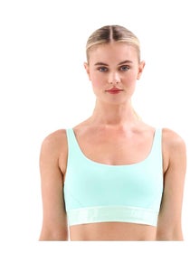 P.E Nation Women's Backcheck Sports Bra in Aqua