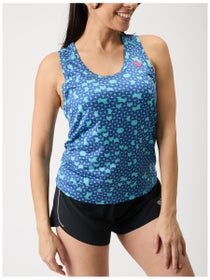 rabbit Women's EZ Tank Cropped Nouvean Navy Geo