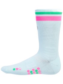 SHYU Racing Crew Socks Foam/Pink/Green