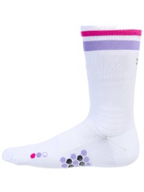 SHYU Racing Crew Socks White/Lavender/Magenta