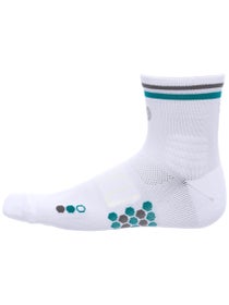 SHYU Racing Quarter Socks White/Teal/Carbon