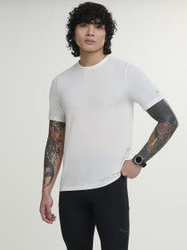 Saucony Men's Stopwatch Short Sleeve Ivory Heather