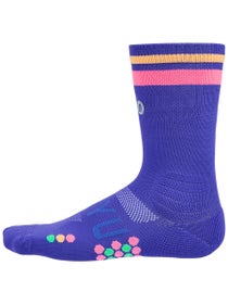 SHYU Racing Crew Socks Blue/Blush/Apricot