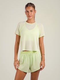 Salomon Women's SHAKEout Air Cropped Tee Butterfly