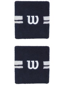 Wilson Classic Stripe Sweatbands - Classic Navy