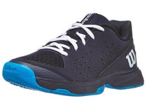 Wilson Rush Pro L Jnr Navy/White/Atomic Blu Junior Shoe