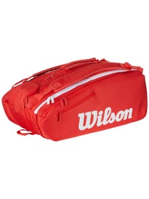 Wilson Super Tour Red 15 Racquet Bag 2025