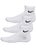 Nike Dri-Fit Everyday Ankle Sock 3-Pack White/Black