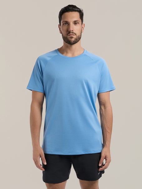 2XU Mens Aero Tee Silver Lake
