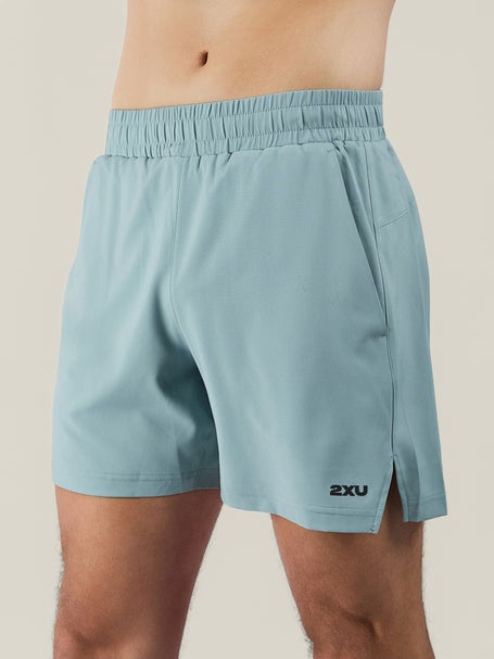 2XU Mens Aero 5 Short Smoke Blue