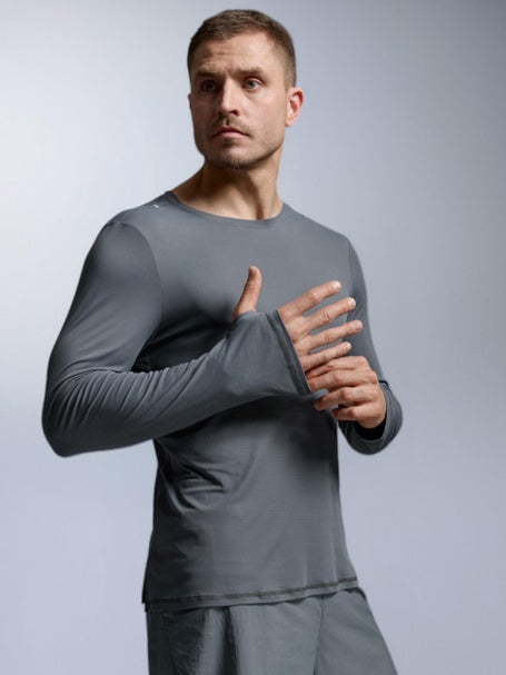 2XU Mens Aero Trail Long Sleeve Turbulence