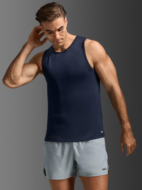 2XU Mens Aero Tank Midnight