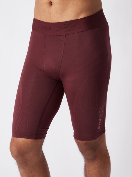 2XU Mens Force Compression Shorts Truffle/Astro