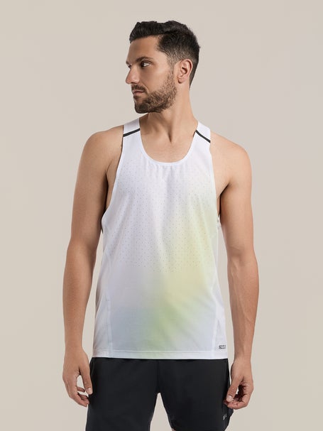2XU Mens Light Speed React Singlet Cool Matcha Mist