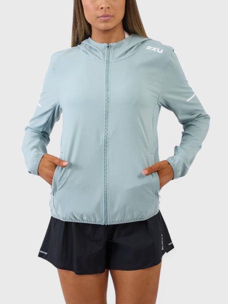 2XU Womens Aero Jacket Smoke Blue