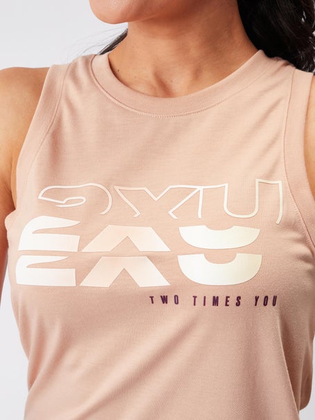 2XU Womens Form Tank Deep Bloom/Beet