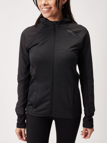 2XU Womens Ignition Shield Hooded Mid Layer Black