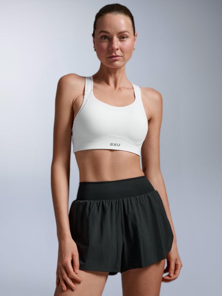 2XU Womens Light Speed High Impact Bra White