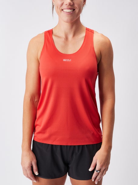 2XU Womens Light Speed Tech Singlet Poppy