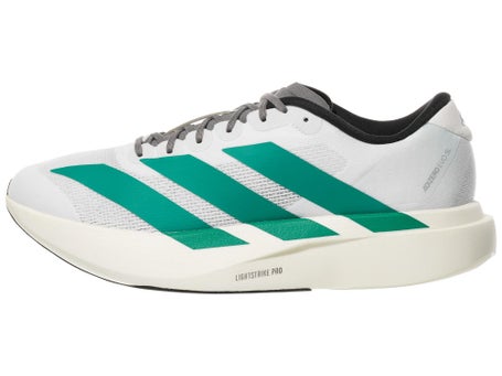 adidas adizero Evo SL\Mens Shoes\White/Pure Teal/Grey