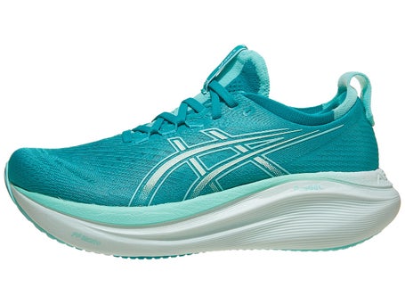 ASICS Gel Nimbus 27\Womens Shoes\Wave Teal/Mint
