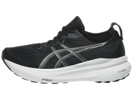 ASICS Gel Kayano 31\Womens Shoes\Black/Pure Silver