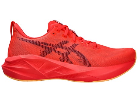 ASICS Novablast 5\Mens Shoes\Flash Red/EDO Purple