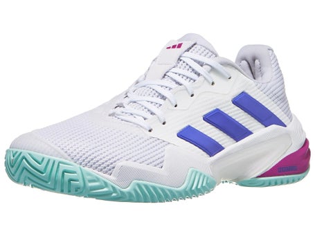 adidas Barricade 13 White/Cobalt/Purple Womens Shoe