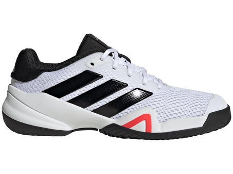 adidas Barricade K White/Maroon/Grey Junior Shoes