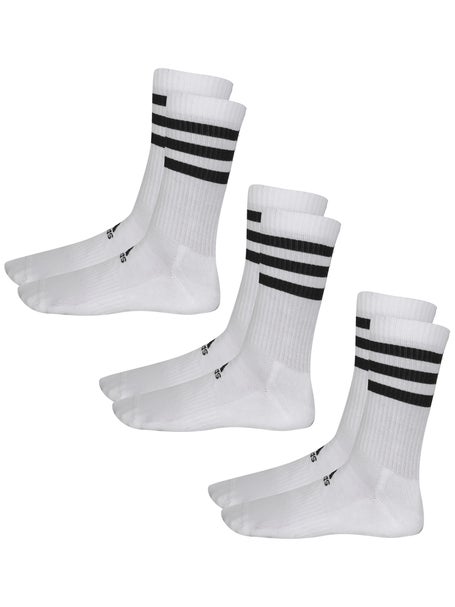Adidas Cushion 3-Pack Socks Striped | Tennis Only