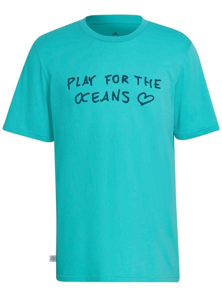 adidas Thiem Play For the Oceans T-Shirt Tennis Only