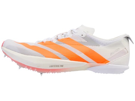 adidas adizero Ambition Spikes\Unisex\White/Orange