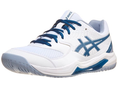 Asics Gel Dedicate 8 White/Mako Blue Mens Shoes