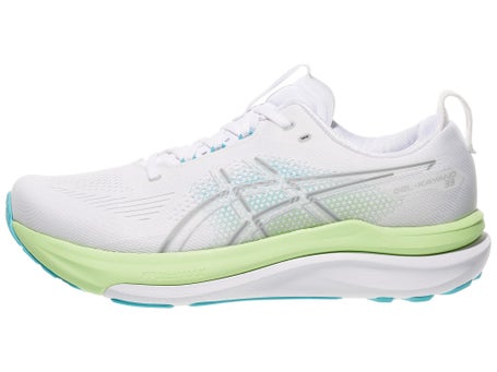 ASICS Gel Kayano 33\Mens Shoes\White/Energy Aqua