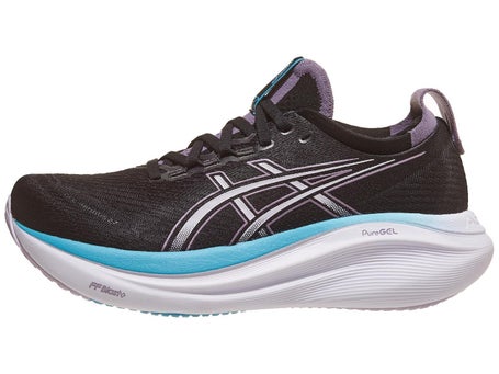 ASICS Gel Nimbus 27\Womens Shoes\Black/Dusk Violet