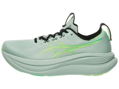ASICS Gel Nimbus 28\Mens Shoes\Cold Moss/Illum Green