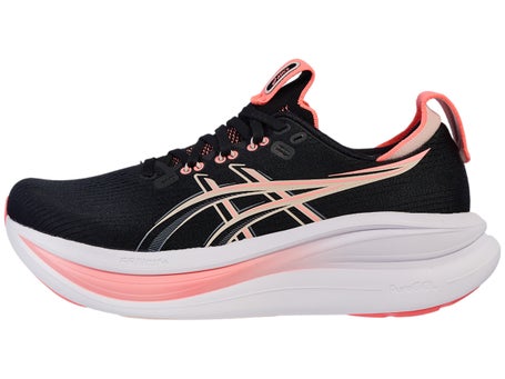 ASICS Gel Nimbus 28\Womens Shoes\Black/Pearl PInk