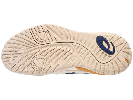 Asics Gel Resolution X Cream/Deep Ocean Men display picture 1