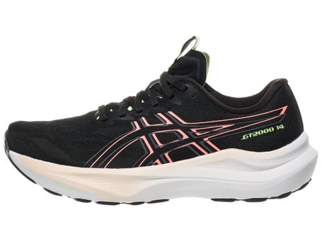 ASICS GT 2000 14\Womens Shoes\Black/Sun Coral