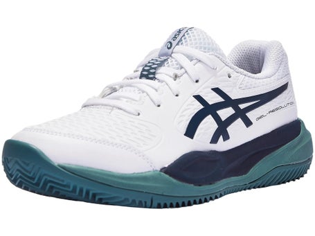 Asics Gel Resolution X GS Clay\Wh/Midnight Junior Shoe