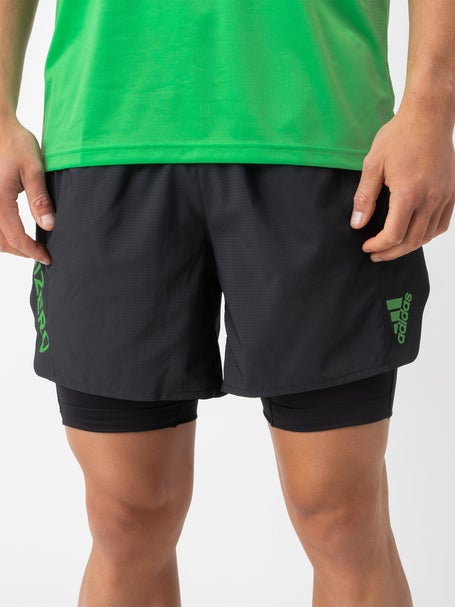 adidas Run Fast 2-in-1 Shorts - Black