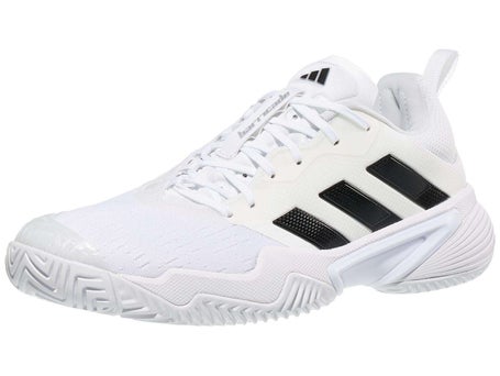 adidas Barricade White/Black/Silver Mens Shoes