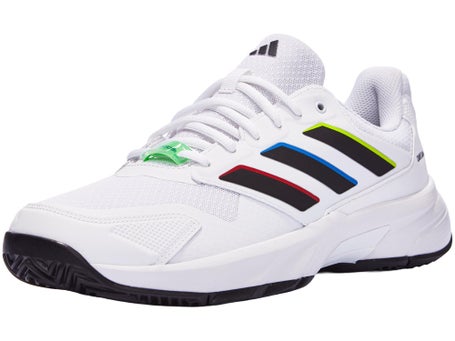 adidas CourtJam Control 3 Wht/Blk/FT Mens Shoe 