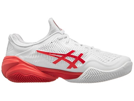 adidas gazelle silver green womens ASICS Court FF 3 Novak Men's Clay Court Tennis Shoes - Red